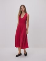 Lyocell rich midi dress